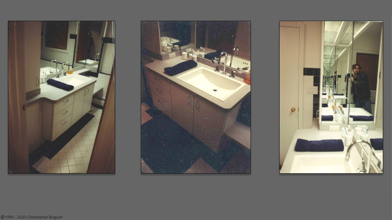 Complete bath remodel in 1990 - 1990 design Judy Mathews. Built by Christopher Bogush.